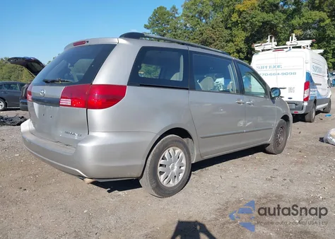 2005 Toyota Sienna Ce из США, поврежденный, VIN 5TDZA23C65S333703